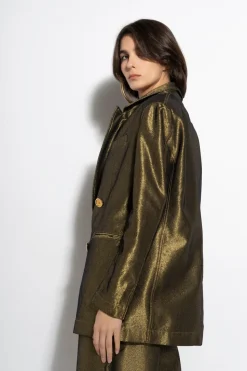 Marques ' Almeida LUREX OVERSIZED BLAZER-Women Denim|Outerwear