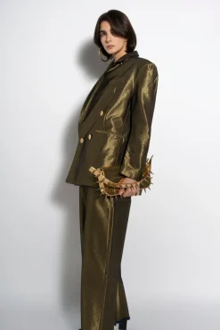 Marques ' Almeida LUREX OVERSIZED BLAZER-Women Denim|Outerwear