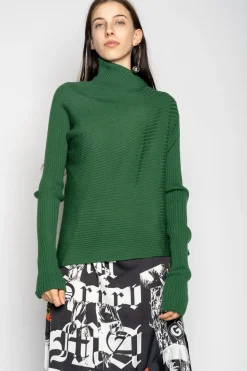 Marques ' Almeida DRAPED JUMPER IN MERINO KNIT-Women Knitwear|Tops