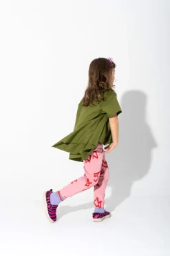 Marques ' Almeida AND PINK THUNDER PRINT FLAP T-SHIRT-Kids Jersey|Tops