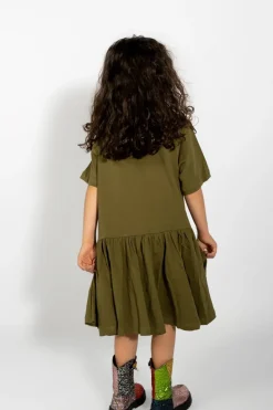 Marques ' Almeida GATHERED JERSEY T-SHIRT DRESS-Kids Jersey|Dresses