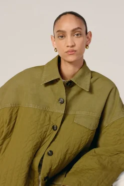 Marques ' Almeida PATCHWORK OVERSHIRT-Women Outerwear|M'a X Everlane