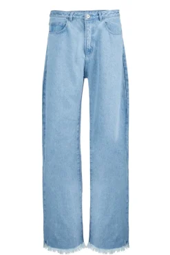 Marques ' Almeida LIGHT BLUE BOYFRIEND TROUSERS-Women Bottoms|Denim