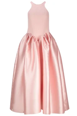Marques ' Almeida LIGHT PINK FULL SKIRT TANK TOP DRESS-Women Dresses