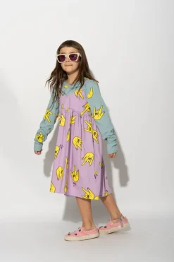 Marques ' Almeida HANDS PRINT STRAP DRESS-Kids Dresses