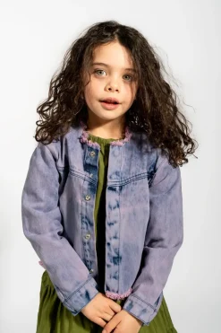 Marques ' Almeida LOOSE COLLARLESS JACKET-Kids Outerwear