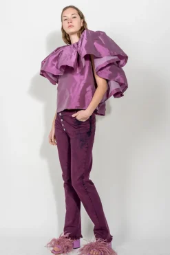 Marques ' Almeida PLEATED CAPE TOP-Women Tops|Tops
