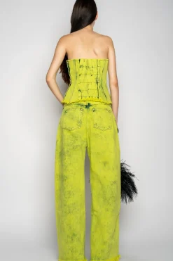 Marques ' Almeida BRA CUP CORSET-Women Tops|Denim