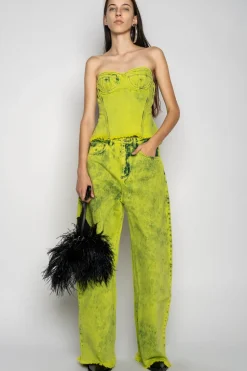 Marques ' Almeida BRA CUP CORSET-Women Tops|Denim