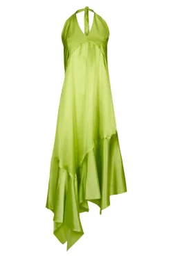 Marques ' Almeida SILK HALTERNECK BACK TIE DRESS-Women Dresses|Dresses
