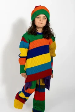Marques ' Almeida MERINO STRIPED JUMPER-Kids Knitwear|Tops