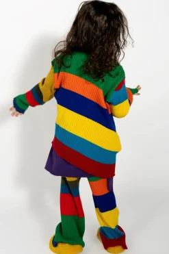 Marques ' Almeida MERINO STRIPED TROUSERS-Kids Knitwear|Bottoms