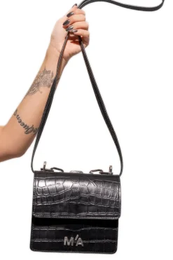 Marques ' Almeida MINI CHAIN BAG IN CROCO- Accessories