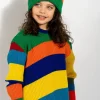 Marques ' Almeida MULTI STRIPES MERINO KNIT BEANIE-Kids Accessories|Knitwear