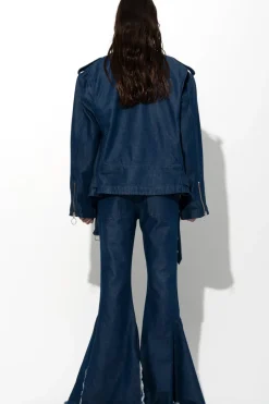 Marques ' Almeida DENIM BIKER JACKET-Women Outerwear|Denim