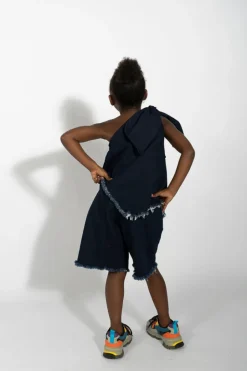 Marques ' Almeida DENIM CLASSIC SHORTS-Kids Bottoms