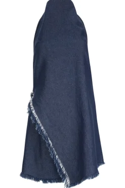 Marques ' Almeida DENIM HALTERNECK MINI DRESS-Women Dresses|Denim