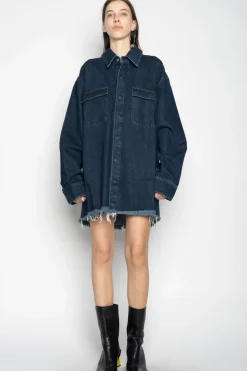 Marques ' Almeida DENIM OVERSHIRT-Women Denim|Outerwear