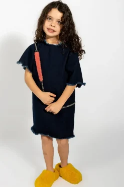 Marques ' Almeida DENIM OVERSIZED T-SHIRT DRESS-Kids Dresses