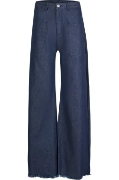 Marques ' Almeida DENIM PATCH POCKET BOYFRIEND TROUSERS-Women Bottoms|Denim