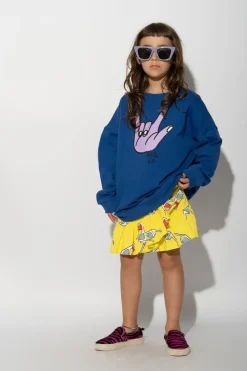 Marques ' Almeida HAND PRINT SWEATSHIRT-Kids Tops