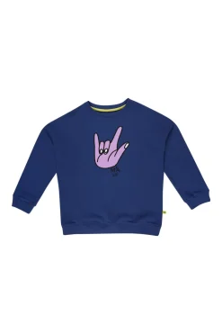 Marques ' Almeida HAND PRINT SWEATSHIRT-Kids Tops