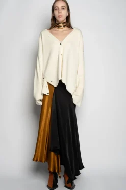 Marques ' Almeida MERINO DECONSTRUCTED CARDIGAN-Women Tops|Tops