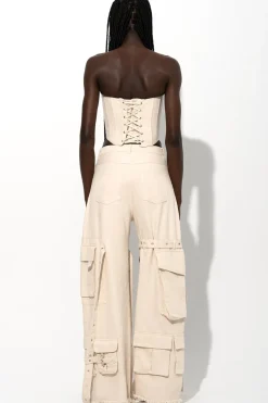 Marques ' Almeida SHAPED CORSET-Women Tops|Denim