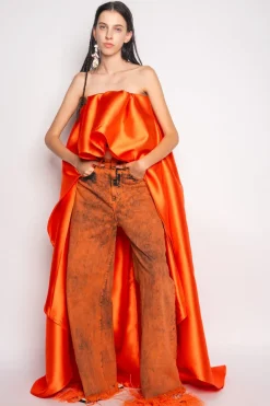 Marques ' Almeida DENIM BOYFRIEND TROUSERS-Women Denim|Bottoms