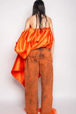 Marques ' Almeida DENIM BOYFRIEND TROUSERS-Women Denim|Bottoms