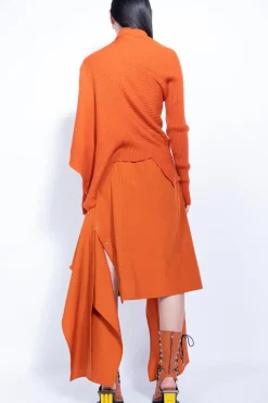 Marques ' Almeida DRAPED JUMPER IN MERINO KNIT-Women Knitwear|Tops