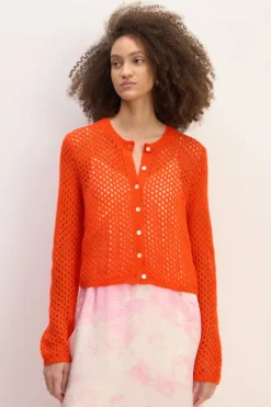 Marques ' Almeida MESH KNIT CARDIGAN-Women Knitwear|Outerwear