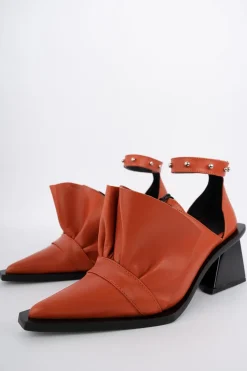 Marques ' Almeida POINTY FRILL LACE UP PUMPS- Shoes