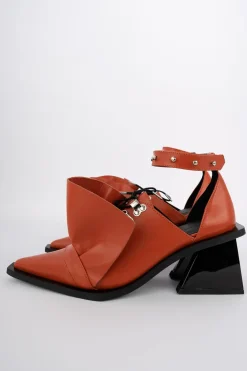Marques ' Almeida POINTY FRILL LACE UP PUMPS- Shoes