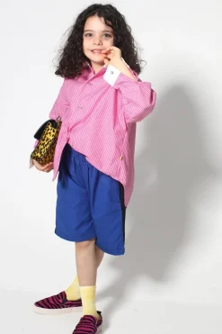 Marques ' Almeida AND WHITE STRIPED LOOSE SHIRT-Kids Tops