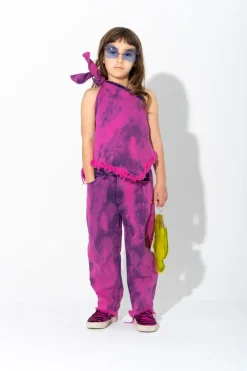 Marques ' Almeida PINK BAGGY TROUSERS-Kids Bottoms