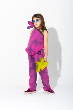 Marques ' Almeida PINK BAGGY TROUSERS-Kids Bottoms