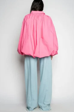 Marques ' Almeida PINK BALLON SLEEVE SHIRT-Women Tops