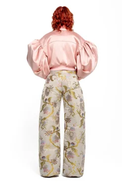 Marques ' Almeida BOMBER JACKET WITH PUFF SLEEVES-Women Outerwear