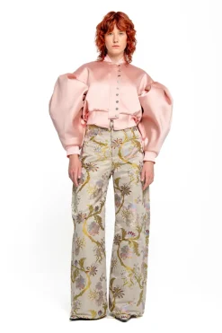 Marques ' Almeida BOMBER JACKET WITH PUFF SLEEVES-Women Outerwear