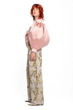 Marques ' Almeida BOMBER JACKET WITH PUFF SLEEVES-Women Outerwear