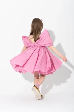 Marques ' Almeida BOW TAFFETA DRESS-Kids Dresses
