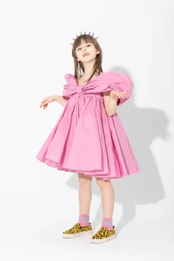 Marques ' Almeida BOW TAFFETA DRESS-Kids Dresses