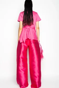 Marques ' Almeida PINK BOYFRIEND TROUSERS-Women Bottoms|Bottoms