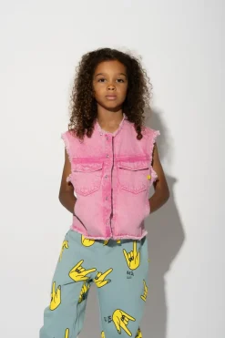 Marques ' Almeida COLLARLESS VEST-Kids Outerwear