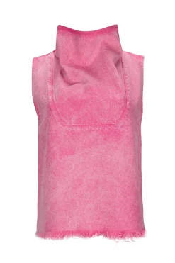 Marques ' Almeida COWL NECK TOP-Women Tops|Denim