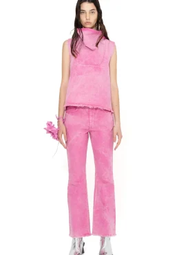 Marques ' Almeida COWL NECK TOP-Women Tops|Denim