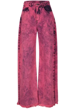 Marques ' Almeida PINK DENIM BOYFRIEND TROUSERS-Women Denim|Bottoms