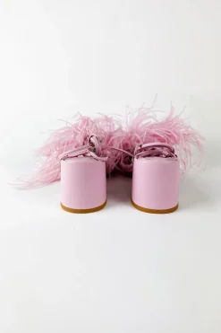 Marques ' Almeida FEATHER STRAPPY SANDAL- Shoes