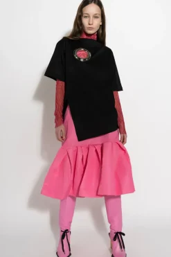 Marques ' Almeida PINK FITTED SKIRT-Women Bottoms|Bottoms